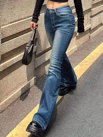 Jeans Donna Zampa d'Elefante