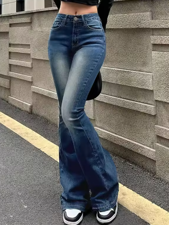 Jeans Donna Zampa d'Elefante