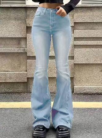 Jeans Donna Zampa d'Elefante