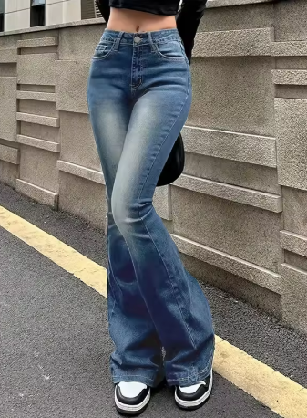 Jeans Donna Zampa d'Elefante